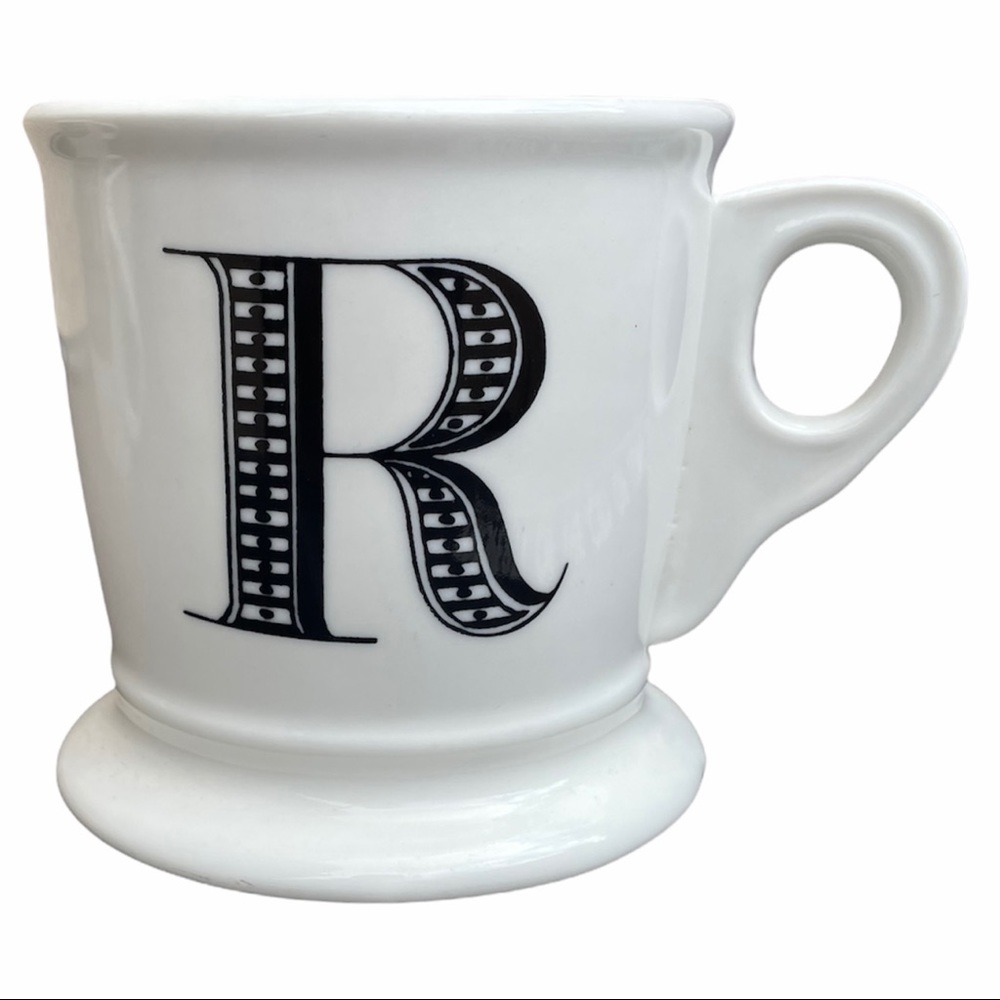 Anthropologie Monogram Mug Letter  R